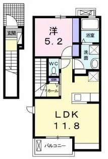 エアリーヒル原町【2階】の間取り