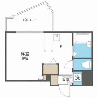 大橋東舛田ビル【4階】の間取り