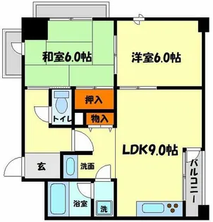 トータス西天満【3階】の間取り