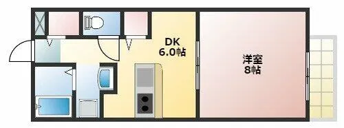 ジュネス【2階】の間取り