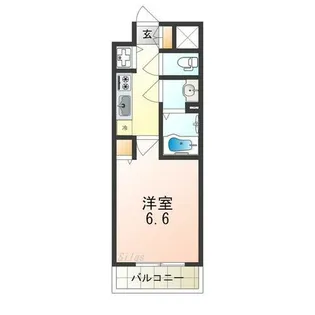 フォレストインサイド深井【8階】の間取り