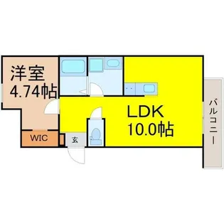 青葉と春色のフェリーチェ【2階】の間取り
