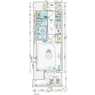 1Kの間取り画像