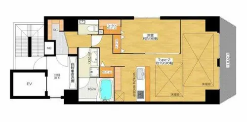BANIX北堀江【11階】の間取り