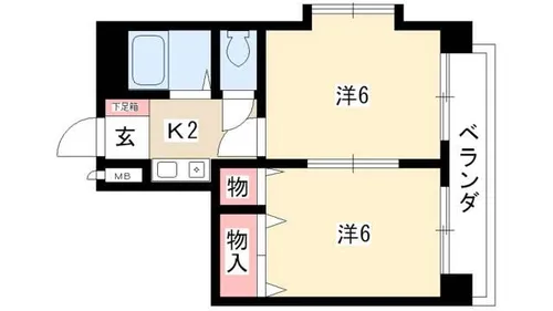 ラスメゾン那古野【4A号室】の間取り
