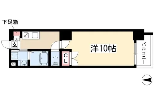 ディアコート八事【7階】の間取り