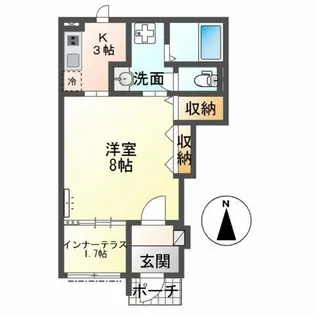 アイリスⅢ【1階】の間取り
