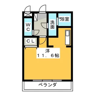 コンド勝川【2階】の間取り
