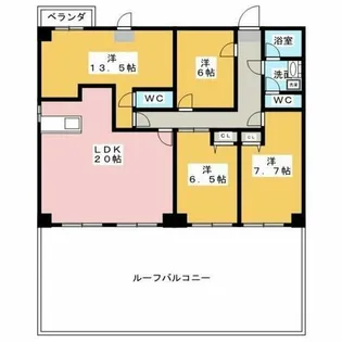 シーサー笹塚【301号室】の間取り
