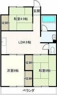 ハイツ小正A【4階】の間取り