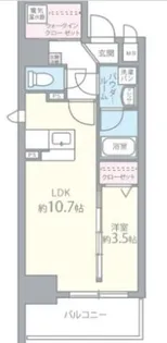 ソシオ心斎橋【3階】の間取り