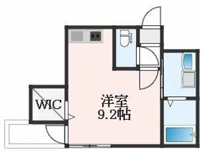 ステラウッド古市【1階】の間取り