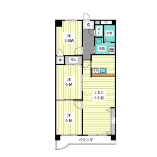 プレステージ【3階】の間取り