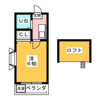 クレアコート港【2階】の間取り