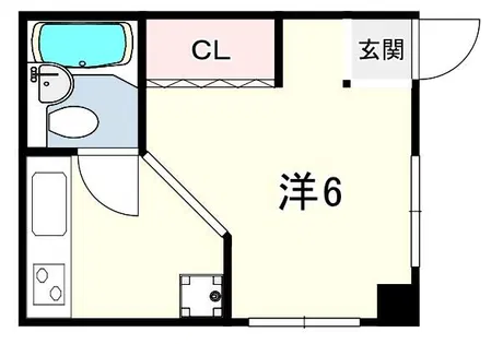 リバーヒルハイツ【1階】の間取り
