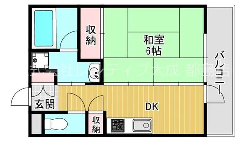 大阪府大阪市城東区関目4丁目【マンション】の間取り