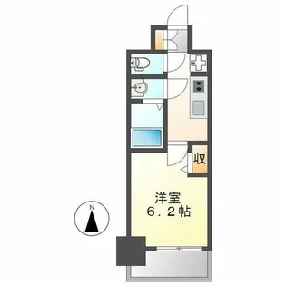 プレサンス新栄ユリシス【4階】の間取り