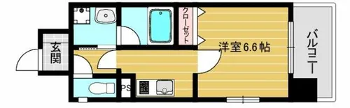 フェアリーコートあびこ【5階】の間取り