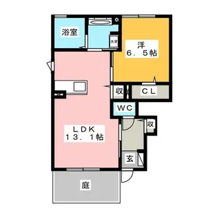 アルシオネ Ⅱ【1階】の間取り