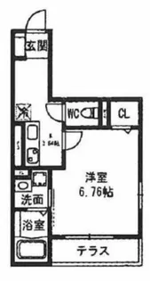 Living岡崎駅前【1階】の間取り