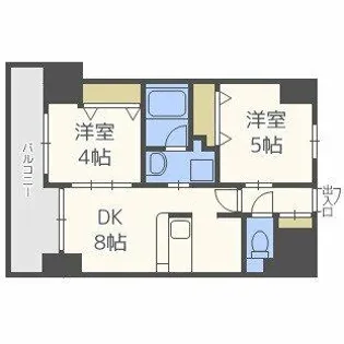 アーデンタワー本町イースト【15階】の間取り