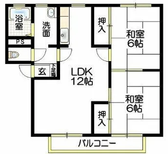 メルヴィルA棟【2階】の間取り