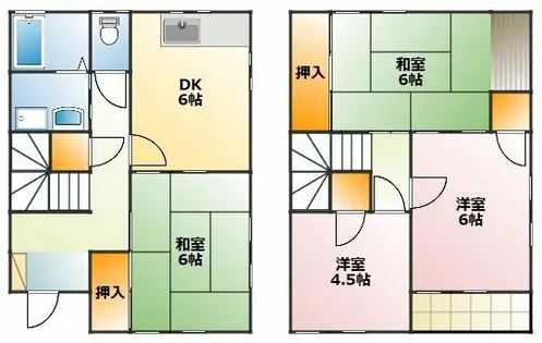 春の窓辺とカプチーノ【103号室】の間取り