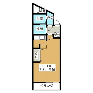 リベルテ ナチュール【3階】の間取り