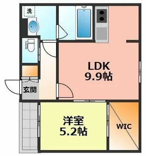 FSあじまテラス【203号室】の間取り