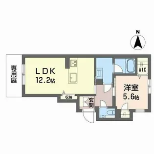 シャーメゾン カーサレジオ【103号室】の間取り
