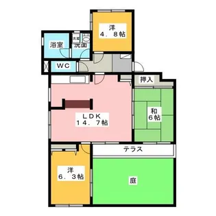 ドール大高【1階】の間取り