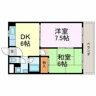ファミール茶屋ヶ坂【3階】の間取り