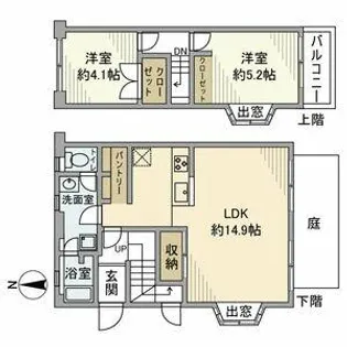 メイゾン芳野【1階】の間取り