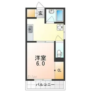 美里マンション【3階】の間取り