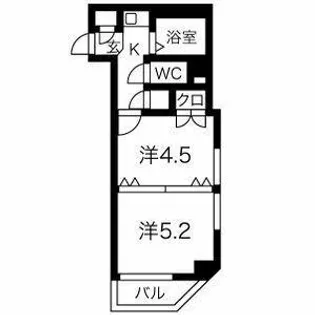 ラディアントⅢ【5階】の間取り