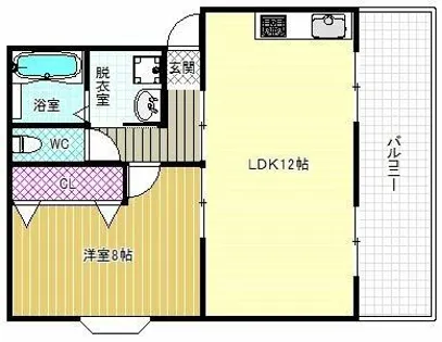 メゾン野々上【1階】の間取り