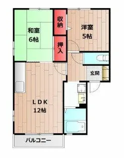 ディアス西舞子【201号室】の間取り