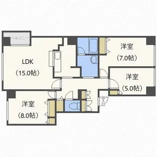 PLUMCOURT【3階】の間取り