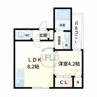 SQUARE【1階】の間取り