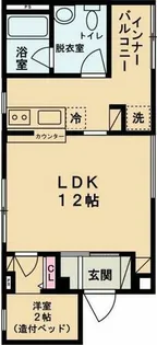 アルコラカーサ飾磨細江【1階】の間取り