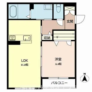 西脇市西脇【2階】の間取り