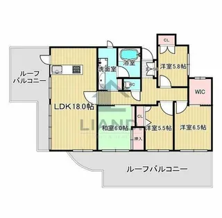 KDXレジデンス平尾浄水町【502号室】の間取り
