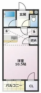 セザンヌ飯村 A【2階】の間取り