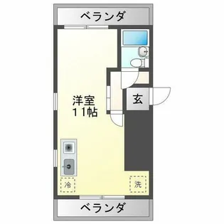 シティマンション新瑞東【503号室】の間取り