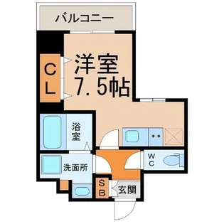 アビタシオン今池マルシェ【2階】の間取り