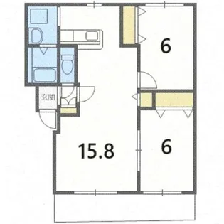 北海道札幌市西区西野五条7丁目【マンション】の間取り