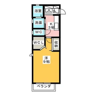 エクレール正保【1階】の間取り