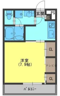 リブリ・カルム大日【1階】の間取り