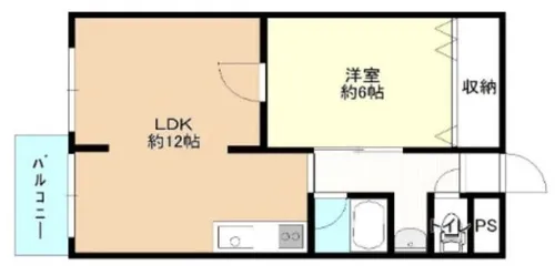 コーラルコープ森野【2階】の間取り