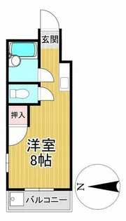 コーポラスK【307号室】の間取り